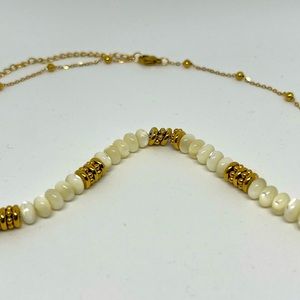 18K GOLD PLATED LUXURIOUS BEAD NECKLACE